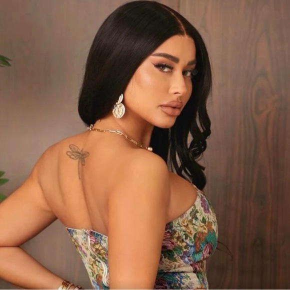 SHEIN Floral Tube Top - Picture 3 of 7